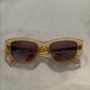 Raen Ynez Sunglasses Champagne Crystal / Mink Gradient Mirror